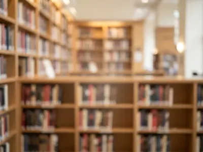 Bookshelf headshot background