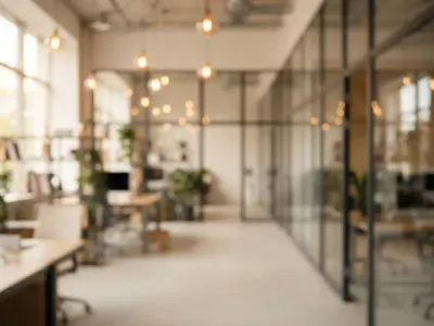 Open office headshot background