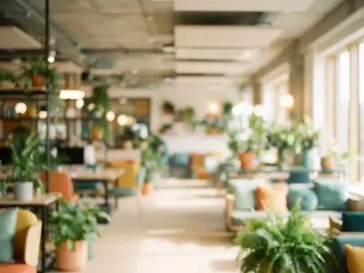 Startup space headshot background