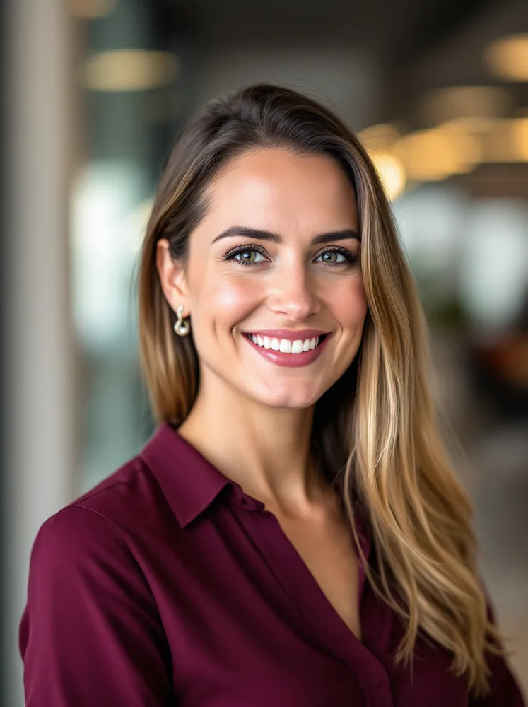 AI corporate headshot: lobby set, fifth of six
