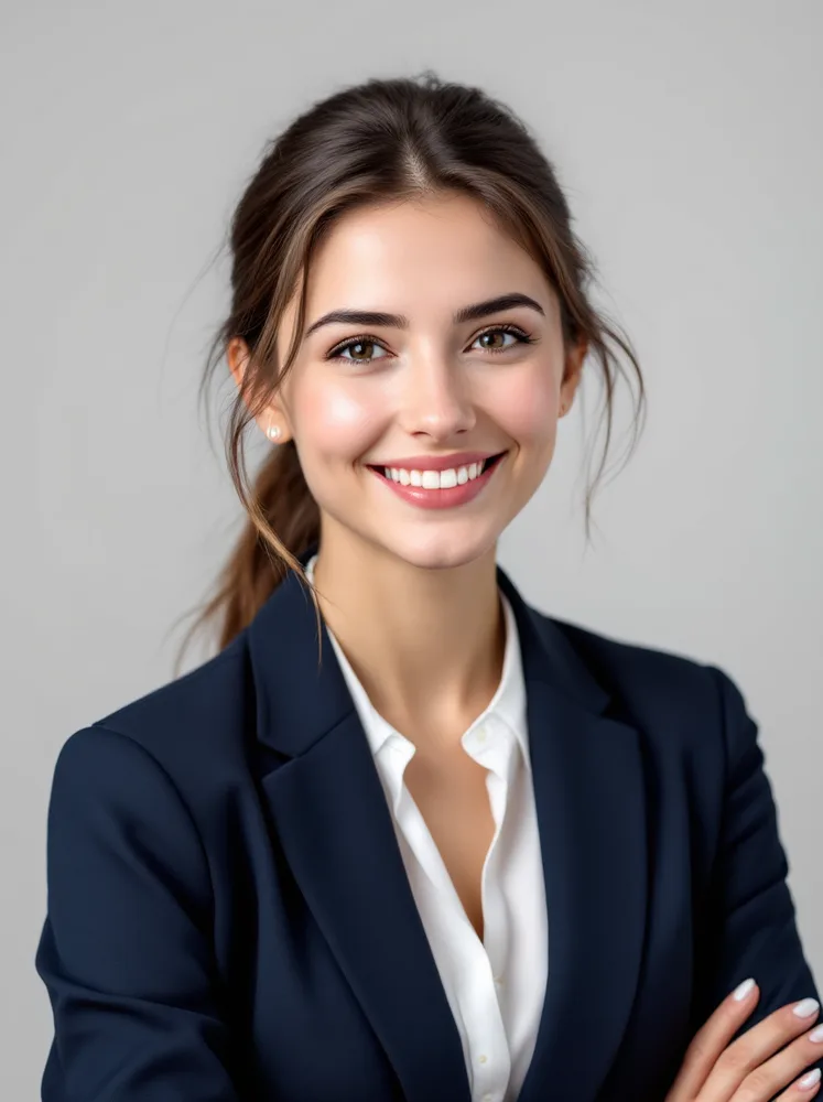 cv photo example, white background, formal