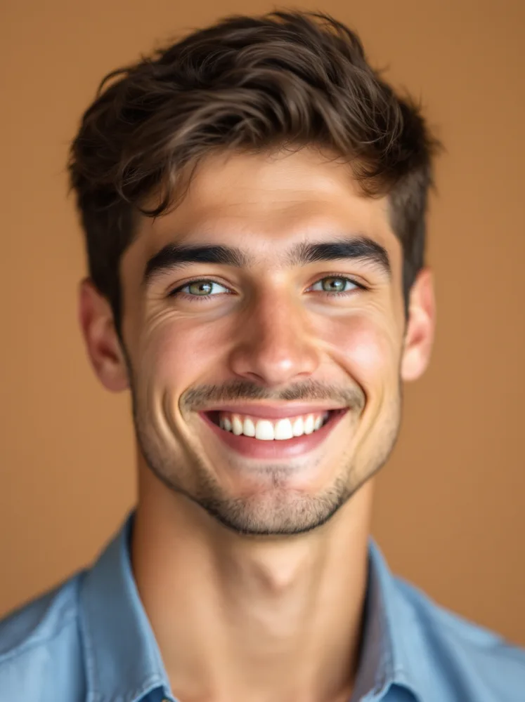AI LinkedIn headshot: early-career profile, fresh without filters