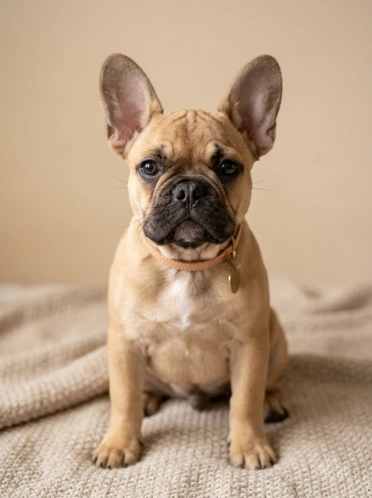 Original photo of a french bulldog
