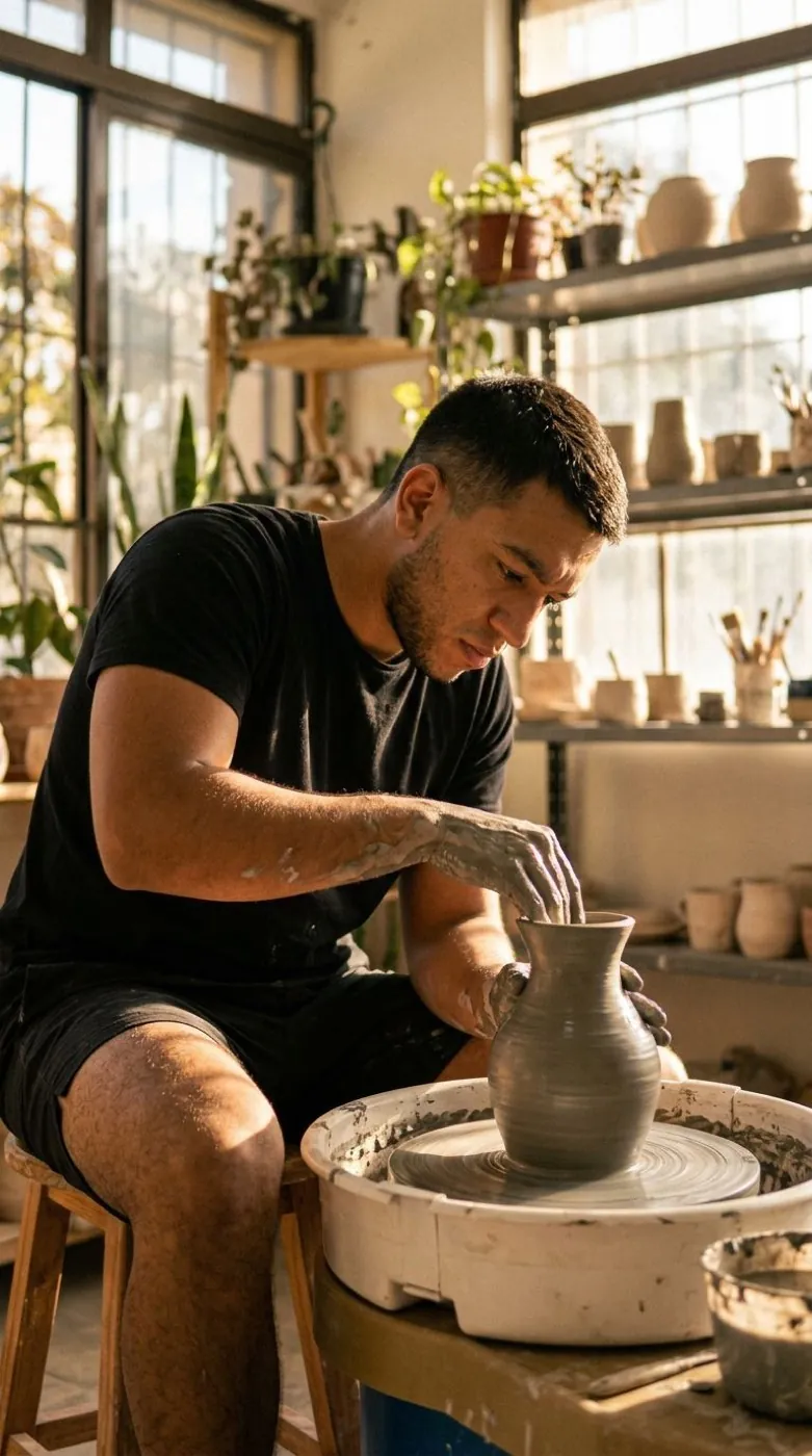 Nano Banana 2 scene: pottery