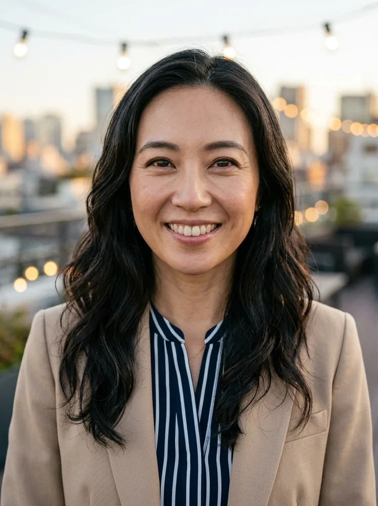 AI outdoor interview photo