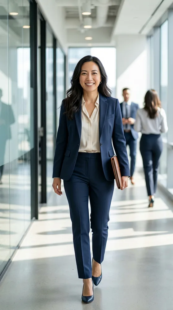 Example AI resume photo generated by renza