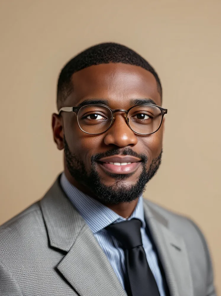 AI resume photo: finance register: the suit returns