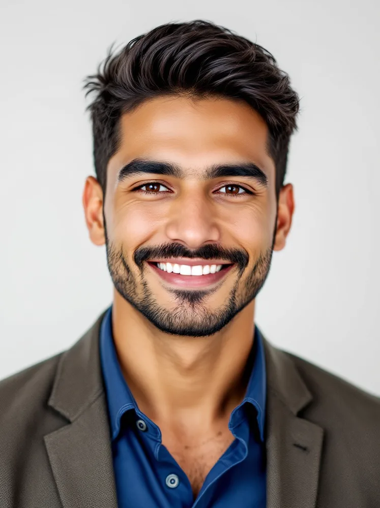 AI resume photo: entry level, friendly and unforced