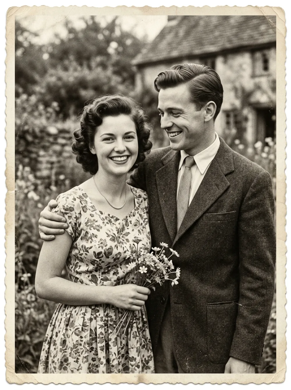 Still photo before animation: an old photo brought to life